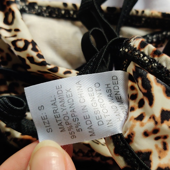 Leopard Print T-string Thong Panties - Picture 8 of 8